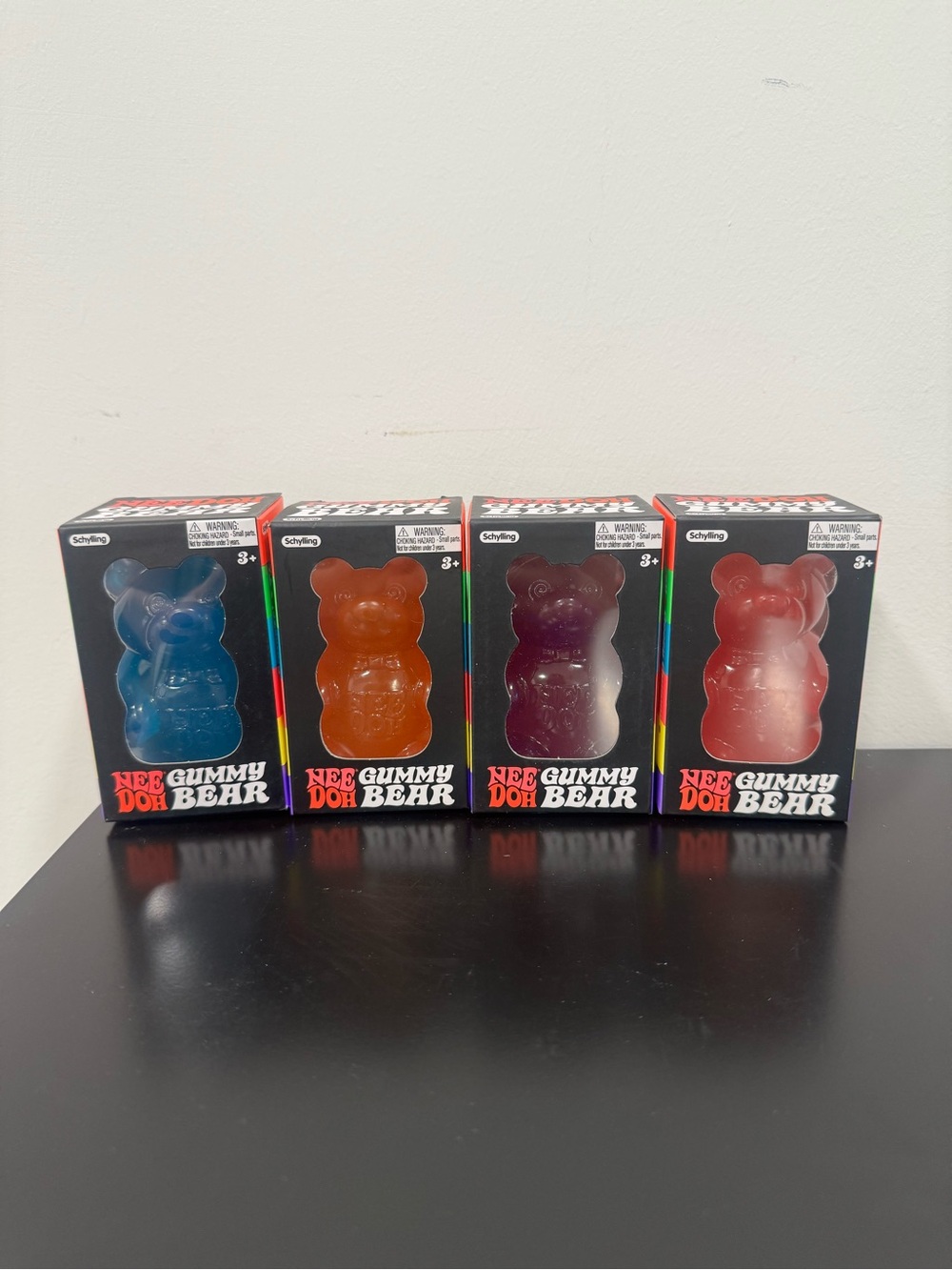 Authentic Needoh Gummy bears set of 4